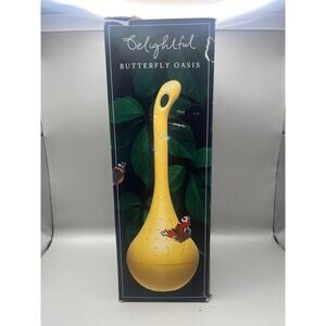 Belightful Hanging Butterfly Oasis Feeder Yellow